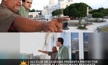 Alcalde de Guayama presenta proyectos prioritarios al comisionado residente