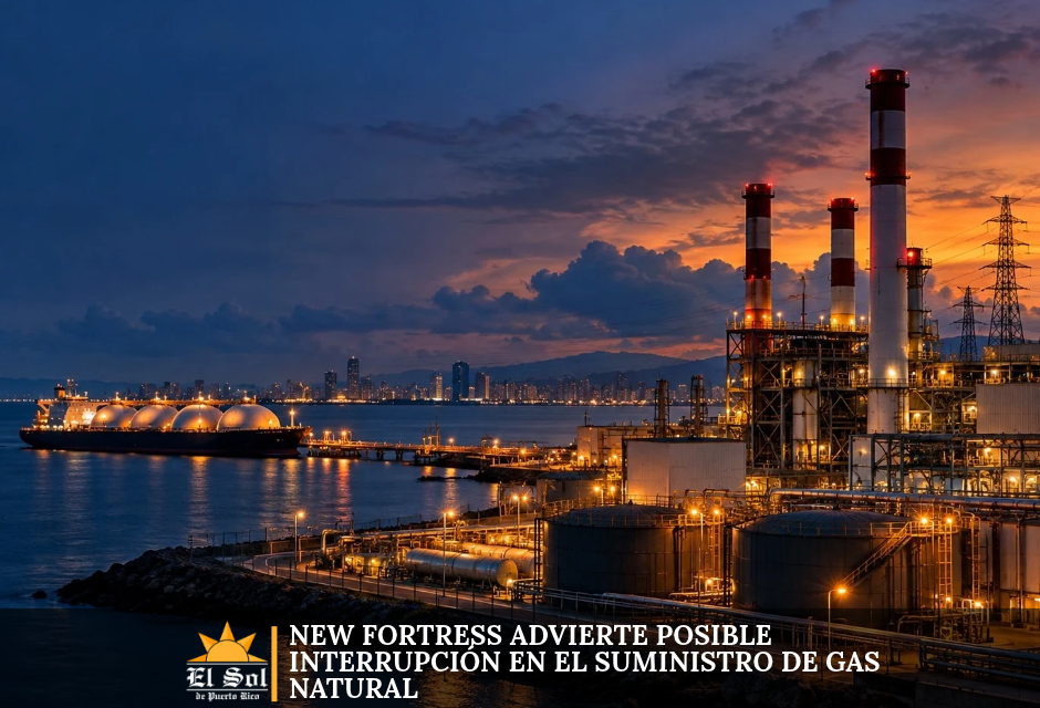 New Fortress advierte posible interrupción en el suministro de gas natural