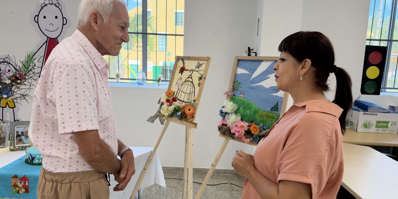 Hombre descubre a sus 79 años su talento para la pintura